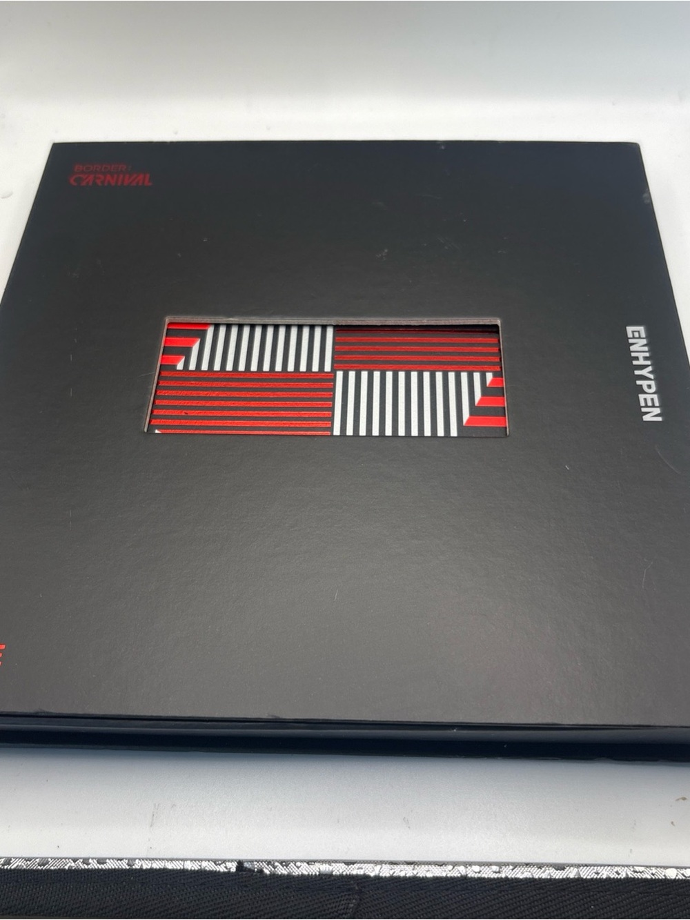 ENHYPEN 'Dimension: Carnival' Album - Black & Red Graphic Cover